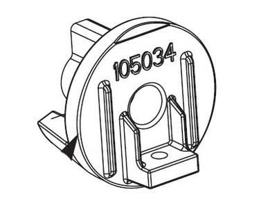 CSI 100223 Handle adapter & brake kit, Chateau & trol lever 1 handle tub/shower