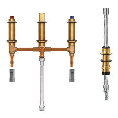 9797 Roman tub with shower diverter 10" centers 1/2" PEX with 1/2" CPVC adapters 