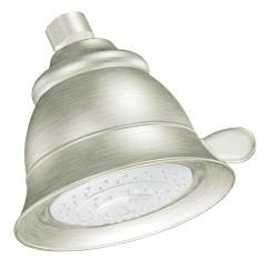 CSI 3838EPBN Moen Showering Accessories-Basic Four-Function 4-13/16-Inch Diameter Eco-Performance Showerhead, Brushed Nickel