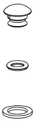 CSI 115034 Moen ORB Handle Cap Kit for 87876, Oil Rubbed Bronze