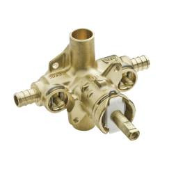 CSI 62360 Moen FP M Pact Posi Temp Pressure Balanced Rough-In Valve for PEX with Stops, 1/2-Inch