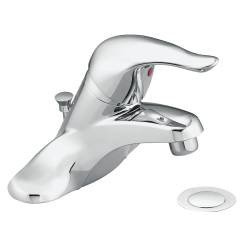 CSI L4625 Moen Chateau One-Handle Low Arc Bathroom Faucet, Chrome (Not CA / VT Compliant)