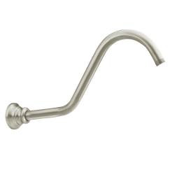 CSI S113BN Moen Waterhill 14-Inch Replacement Extension Curved Shower Arm, Brushed Nickel