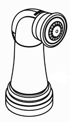 CSI 129835  Side Spray Hose And Hose Guide Chr
