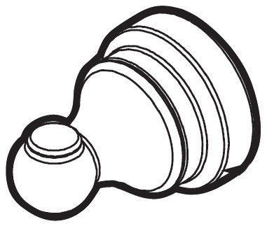 CSI 130965 Moen CSL Part Handle Hub Classic StaiNLess