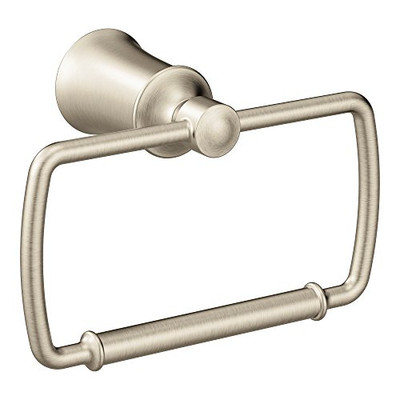 CSI YB2186BN Moen Dartmoor Towel Ring, Brushed Nickel