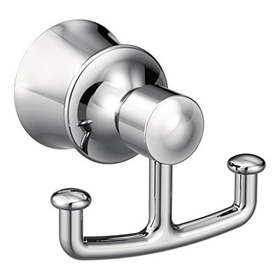 Moen Dartmoor Chrome double robe hook Moen YB2103CH