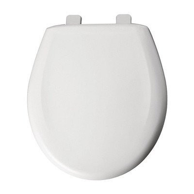 Bemis B790TDGSL000  Hospitality Round Closed Front Heavy-Duty Plastic Toilet Seat with DuraGuard Antimicrobial Built-In Seat Protection & Whisper Close Hinges, White