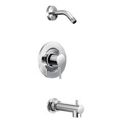 CSI T2193NH Moen BN Align Posi-Temp Tub and Shower Trim without Showerhead without Valve, Brushed Nickel