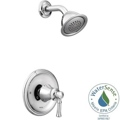 CSI T2182EP Moen Dartmoor Posi-Temp Eco-Preformance Shower Only, Chrome