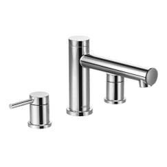 CSI T393 Moen KT--92BN Align 2-Handle Roman Tub Faucet with 1/2-Inch CC Rough-in, Brushed Nickel