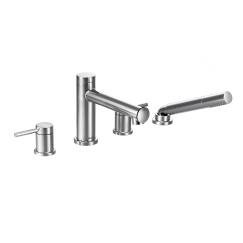CSI T394 Moen BN-9792 Align Two-Handle Diverter Roman Tub Faucet Includes Hand Shower with Valve, Brushed Nickel