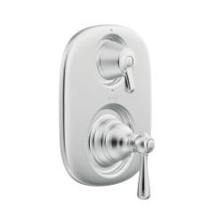 CSI T4111 Moen K--30BN Kingsley 3-Function Moentrol Trim with Transfer Valve and 1/2-Inch CC Rough-in, Brushed Nickel