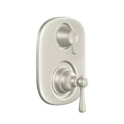 CSI T4111BN Moen Kingsley Moentrol Tub/Shower Transfer Valve Trim Kit without Valve, Brushed Nickel