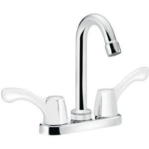 CSI CA40813 Cleveland Faucets Cornerstone Two Wristblade-Style Handle Bar Faucet, Chrome