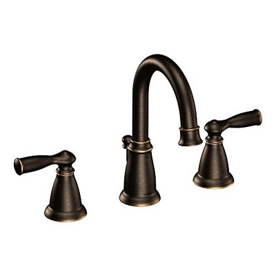CSI 86924BRB Moen Deck Mounted Roman Tub Faucet Trim from the Banbury Collection, Mediterranean Bronze