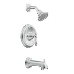 CSI T62153 Moen EP Brantford Posi-Temp Tub and Shower Trim Kit without Valve, Chrome