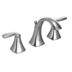 CSI T6905 Moen ORB Voss Two-Handle High-Arc Widespread Bathroom Faucet without Valve, Oil-Rubbed Bronze