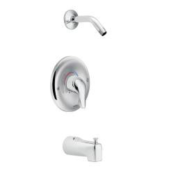 CSI TL183NH Moen BC Single Handle Tub and Shower Trim, Brushed Chrome
