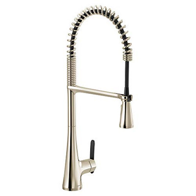Moen S5235NL Moen Sinema Pre-Rinse Spring Pulldown 1-Handle Kitchen Faucet in Polished Nickel
