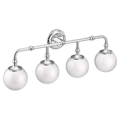 Moen MYB0564CH *CVR* CHROME FOUR GLOBE BATH LIGHT