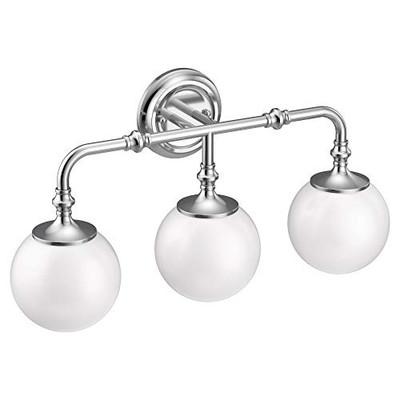 Moen MYB0563CH *CVR* CHROME THREE GLOBE BATH LIGHT