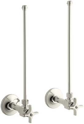 Kohler K-7605-P-SN Kohler Lav Sply 3/8  Pair/Vert Tube