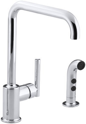 Kohler K-7508-CP Kohler Purist Primary Swing Spout, W/Spray