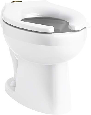 Kohler K-96053-B-0 Kohler Wellcomme Ultra Bowl,W/4 Bolt Holes