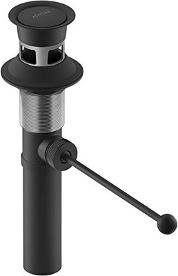 Kohler K-7114-A-BL Kohler Pop-Up Lav Drain W/Overflow, Exposed
