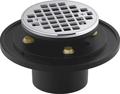 Kohler K-22671-CP Kohler Round Design Tile-In Shower Drain