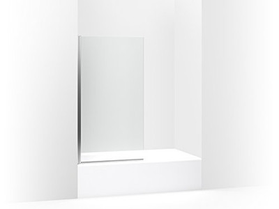 Kohler K-707105-L-SHP Kohler Aerie 1/4 Bathscreen Square 57 X 32