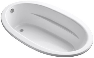 Kohler K-1165-S1-0 Kohler Sunward 72X42 Oval Bath, Drop-In