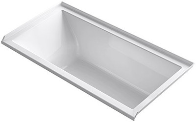 Kohler K-1121-R-0 Kohler Underscore Bath 60X30X19 Rh-Flange