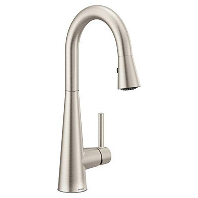 Moen 7664SRS Moen Sleek Spot resist stainless one-handle bar faucet
