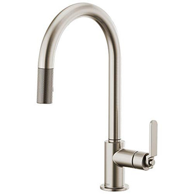 Delta D63044LFSS California Energy Commission Registered California Energy Commission Registered Lead Law Compliant LITZE: PULL-DOWN FAUCET WITH ARC SPOUT AND INDUSTRIAL HANDLE