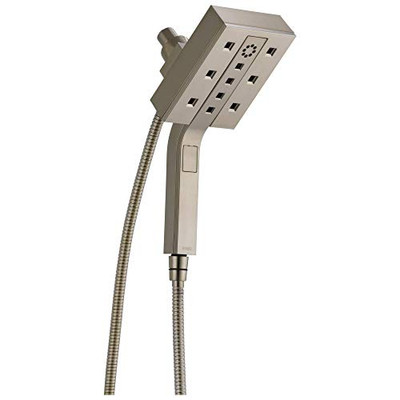 Delta D86280NK25 *CVR* California Energy Commission Not Registered 2.5 EURO SQUARE HYDRATI 2¿1 SHOWER WITH H2OKINETIC TECHNOLOGY