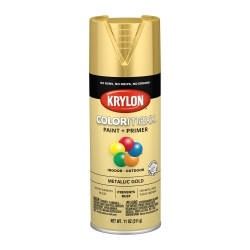 COLORmax Paint Primer Krylon COLORmaxx Paint + Primer, Metallic Gold