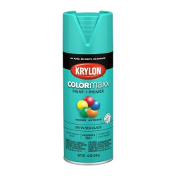 COLORmax Paint Primer Krylon COLORmaxx Paint + Primer, Satin Sea Glass