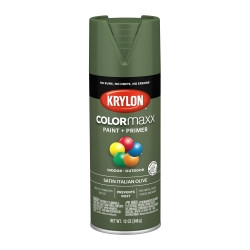 COLORmax Paint Primer Krylon COLORmaxx Paint + Primer, Satin Italian Olive