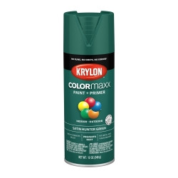COLORmax Paint Primer Krylon COLORmaxx Paint + Primer, Satin Hunter Green