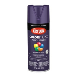 COLORmax Paint Primer Krylon COLORmaxx Paint + Primer, Gloss Purple