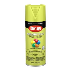 COLORmax Paint Primer Krylon COLORmaxx Paint + Primer, Gloss Citrus Green