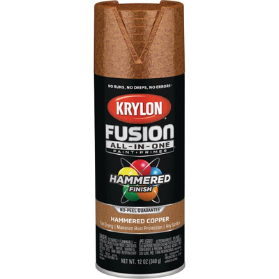 Fusion Paint Primer Krylon Fusion All-In-One Paint + Primer, Hammered Copper