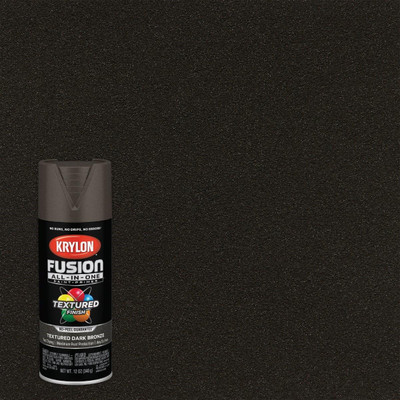 Fusion Paint Primer Krylon Fusion All-In-One Paint + Primer, Textured Dark Bronze