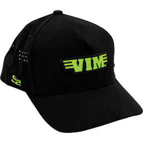 VIM TOOLS VIM HAT - PVC PATCH LOGO - BLACK