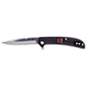 Sunex Knife UTAS CBB 8Cr 56HRC Satin 2.75in Trad GlNylon Black