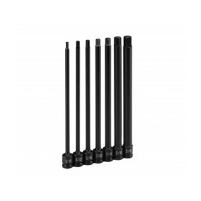 Grey Pneumatic 1/4" Dr. 7 Pc.  6" Length Fractional Hex Driver Set