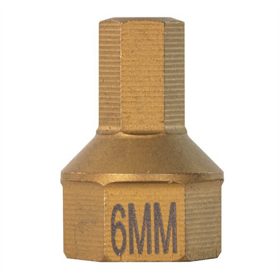 6 MM Metric Hex Dual Drive Bit, 7/16" Drive
