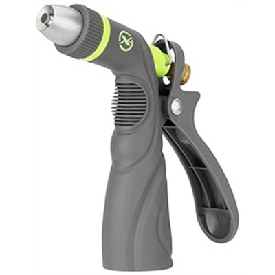 Legacy Manufacturing Flexzilla Garden Hose Nozzle, Metal Adjustable Pistol Grip, ZillaGreen